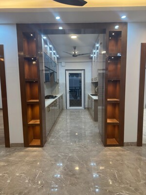 Living Room in 3 BHK Builder Floor at Ansal API Esencia, Sector 67 – for Rent