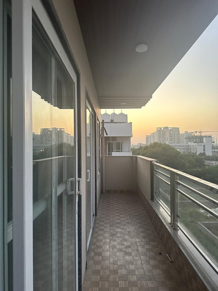 Balcony, ansal-api-esencia 3 Bedroom 2100 Sq.Ft. Builder Floor In Sector 67 Gurgaon 9501478