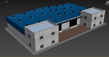  Warehouse – Exterior View View at Changodar - for Rent