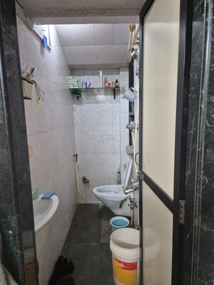 Bathroom in 1 BHK Apartment at Saraf Choudhari Nagar CHS, Kandivali East – for Sale