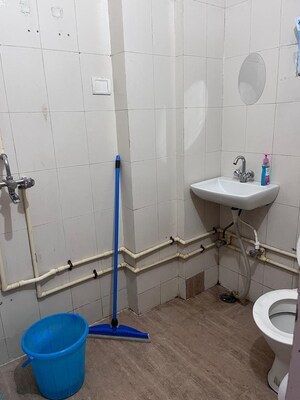 Bathroom in 3 BHK Apartment at Surya Towers Zirakpur, Lohgarh – for Sale