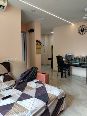 Living Room in 1.5 BHK Apartment at Hiranandani Estate, Ghodbunder Road – for Rent