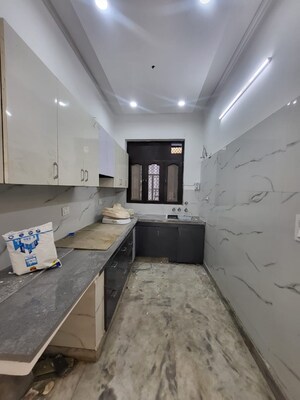 Kitchen in 3 BHK Builder Floor at Green Fields Colony – for Sale