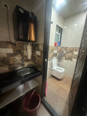 Washroom in  Office Space at Kamdhenu Commerz, Kharghar – for Rent