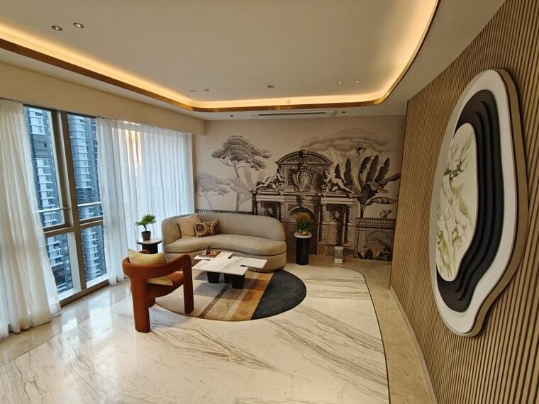 Living Room, lodha-the-park 4 Bedroom 1571 Sq.Ft. Apartment In Worli Mumbai 9501898
