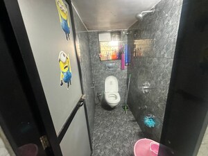 Bathroom in 1 BHK Apartment at New Mhada Colony, Powai – for Rent