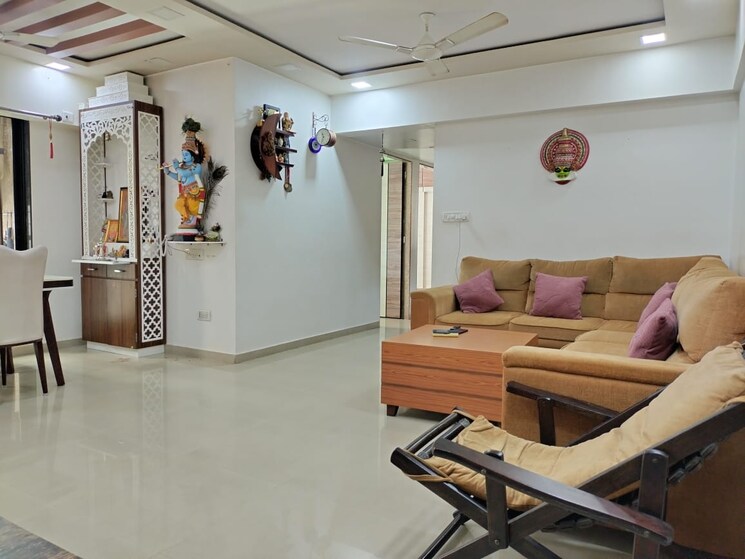 Living Room, raunak-unnathi-woods 2 Bedroom 660 Sq.Ft. Apartment In Ghodbunder Road Thane 9502028