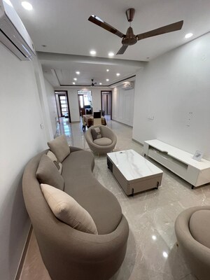 Living Room in 3 BHK Builder Floor at Sector 9 Panchkula – for Rent