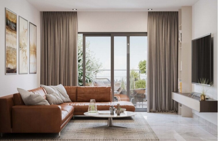 Living Room, kondapur 3 Bedroom 1915 Sq.Ft. Apartment In Kondapur Hyderabad 9502055