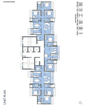 Floor Plan in 2 BHK Apartment at Eon One, Prabhadevi – for Sale