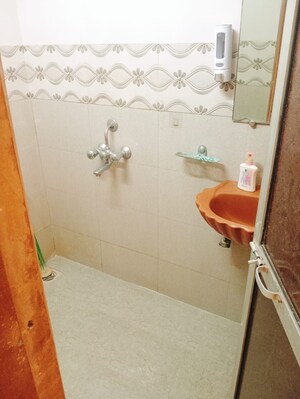 Bathroom in 1 BHK Apartment at Green Field B CHS LTD, Andheri East – for Rent