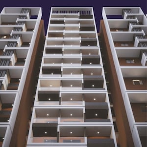 3 BHK Apartment – Exterior View View at Kondapur - for Sale