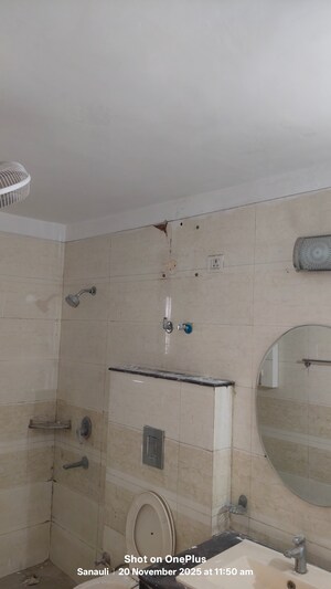 Bathroom in 3.5 BHK Apartment at Dhakoli – for Sale