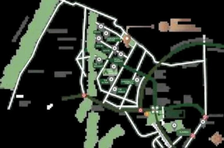 Map Location, dlf-gardencity-enclave  179 Sq.Yd. Plot In Sector 93 Gurgaon 9502329