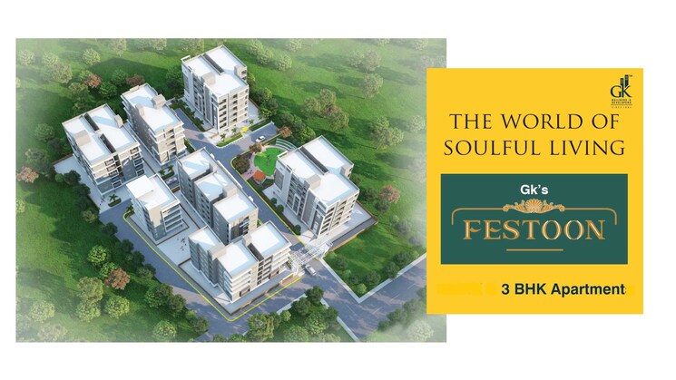 Master Plan, gk-festoon 3 Bedroom 1992 Sq.Ft. Apartment In Sainikpuri Hyderabad 9502620