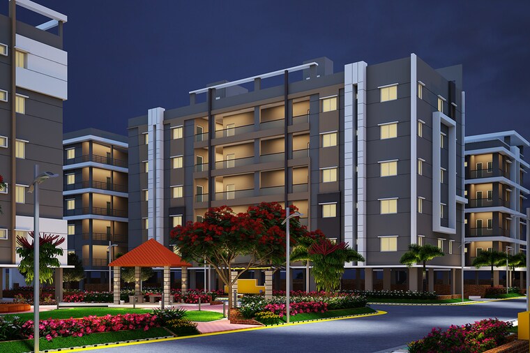Exterior View, gk-festoon 3 Bedroom 1992 Sq.Ft. Apartment In Sainikpuri Hyderabad 9502620