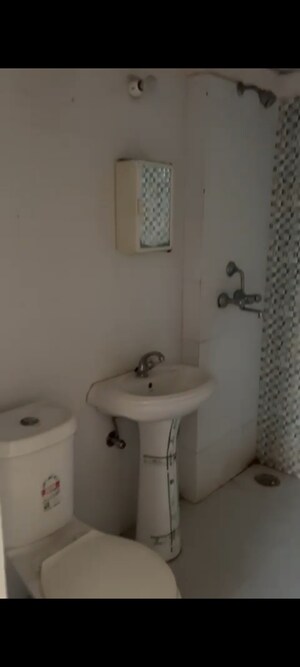 Bathroom in 3 BHK Apartment at Spring Meadows, Tech Zone 4 Greater Noida – for Rent
