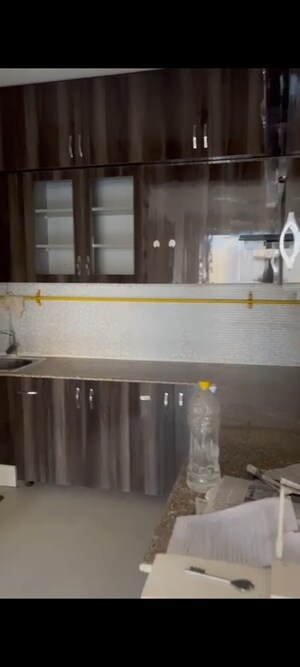 Kitchen in 3 BHK Apartment at Spring Meadows, Tech Zone 4 Greater Noida – for Rent