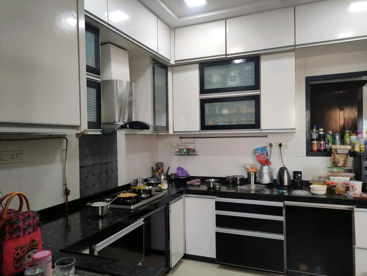 Kitchen, yarrow-yucca-vinca 6 Bedroom 3000 Sq.Ft. Apartment In Chandivali Mumbai 9502418