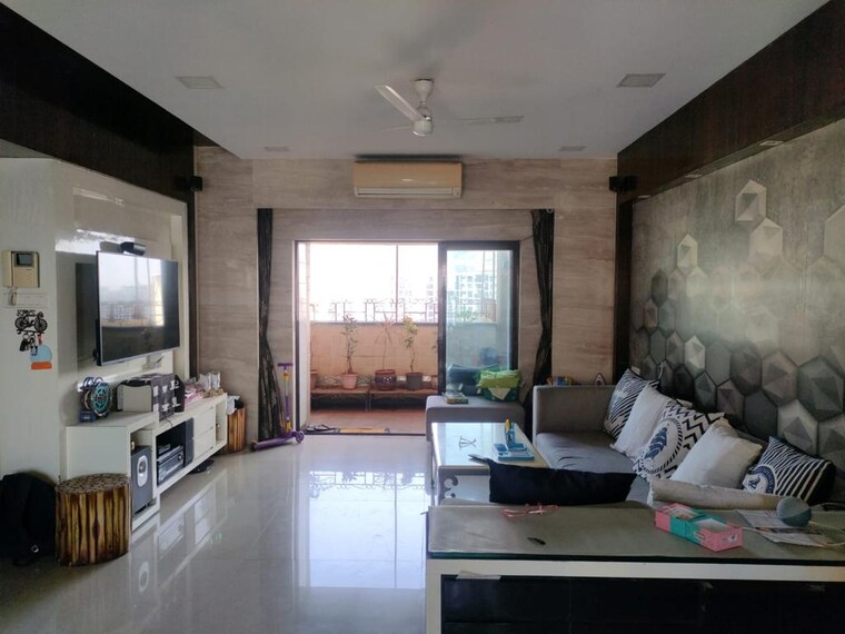 Living Room, yarrow-yucca-vinca 6 Bedroom 3000 Sq.Ft. Apartment In Chandivali Mumbai 9502418