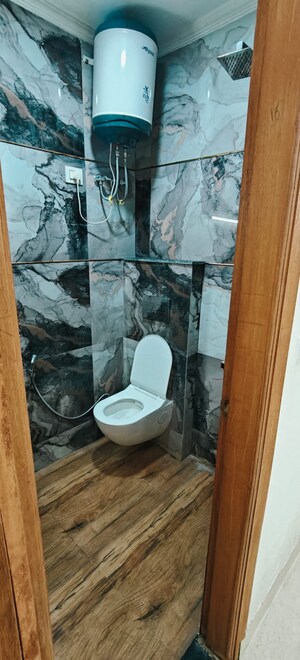 Bathroom in 1 BHK Builder Floor at Sheikh Sarai – for Sale