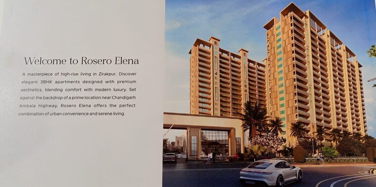 Exterior View, ambala highway 3 Bedroom 1954 Sq.Ft. Apartment In Ambala Highway Zirakpur 9502870