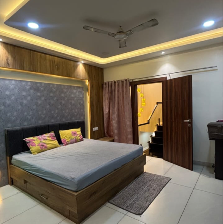Bedroom, nipania 3 Bedroom 1600 Sq.Ft. Villa In Nipania Indore 9502938