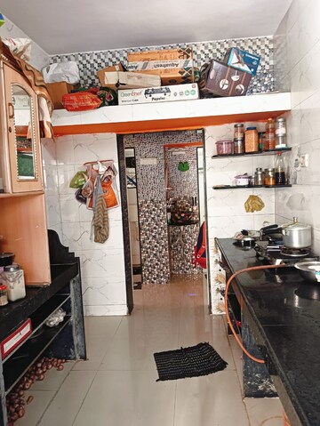 Kitchen in 1 BHK Apartment at Om Sai Residency Titwala, Titwala – for Sale