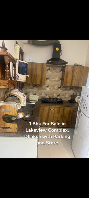 Kitchen in 1 BHK Apartment at MS Enclave Zirakpur, Dhakoli – for Sale