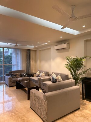 Living Room in 3 BHK Apartment at South Extension ii – for Rent