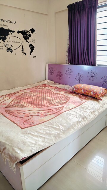 Bedroom in 2 BHK Apartment at Magarpatta Jasminium, Hadapsar – for Rent