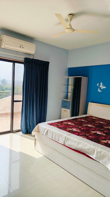 Bedroom in 2 BHK Apartment at Magarpatta Jasminium, Hadapsar – for Rent