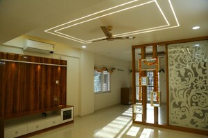 Living Room in 4 BHK Builder Floor at Khajaguda – for Sale