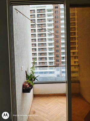 Balcony in 2 BHK Apartment at Vilas Javdekar Yashwin Encore, Wakad – for Rent