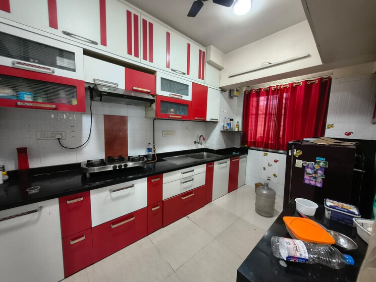 Kitchen, adhiraj-gardens 3 Bedroom 1600 Sq.Ft. Apartment In Kharghar Navi Mumbai 9503355