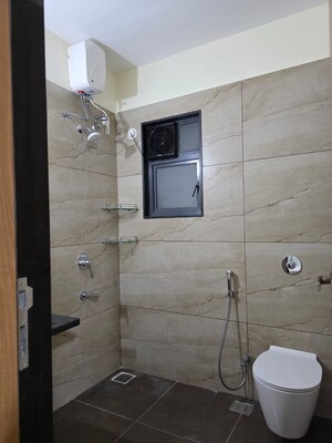 Bathroom in 3 BHK Apartment at Majestique Signature Towers, Balewadi – for Rent