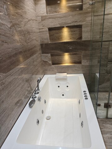 Bathroom in 5 BHK Builder Floor at Model Town Phase 1 – for Rent