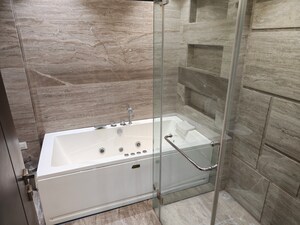 Bathroom in 5 BHK Builder Floor at Model Town Phase 1 – for Rent