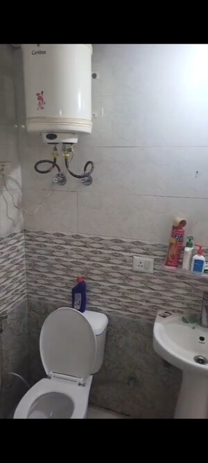 Bathroom in 1 RK Apartment at Shipra Suncity, Vaibhav Khand – for Rent