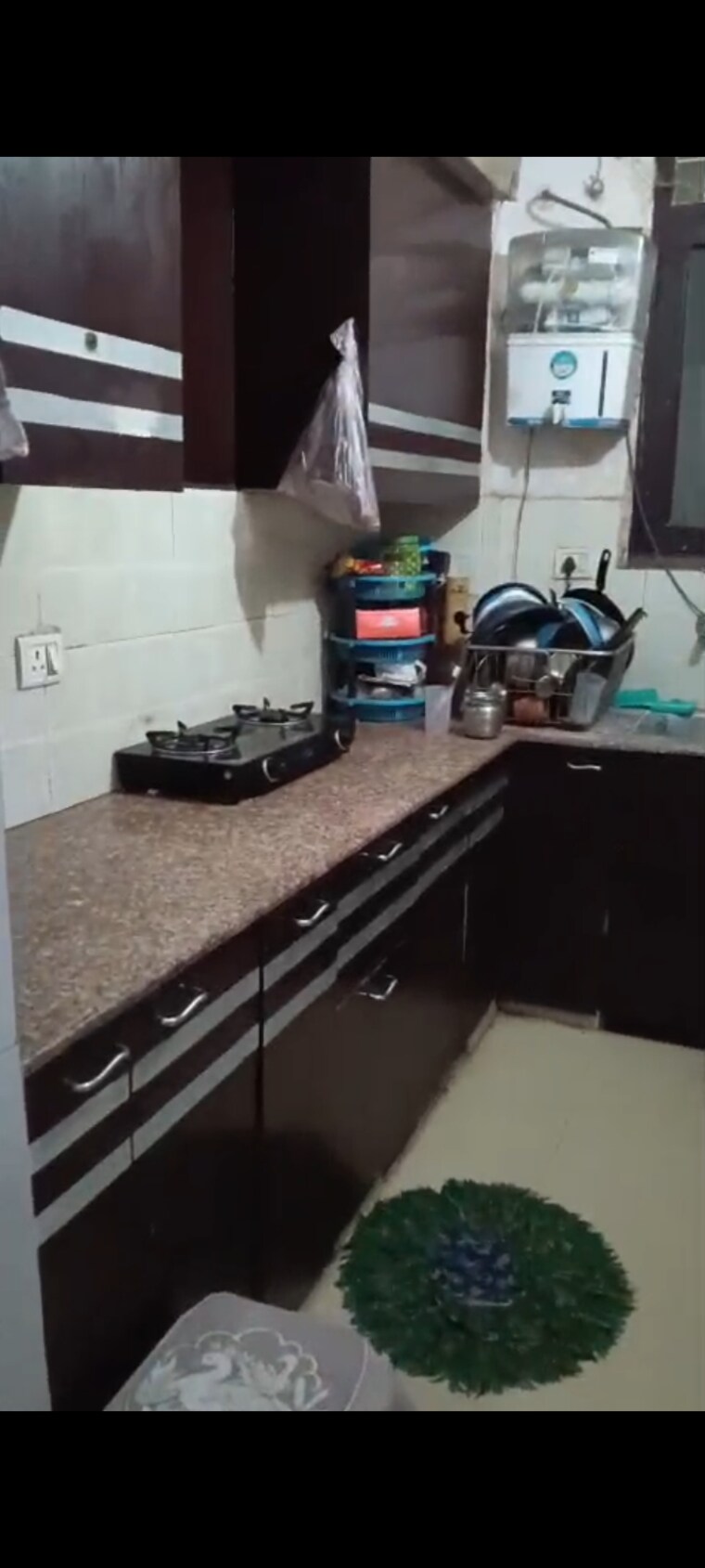 Kitchen, maya-homes 1 Bedroom 550 Sq.Ft. Builder Floor In Indrapuram Ghaziabad 9503795