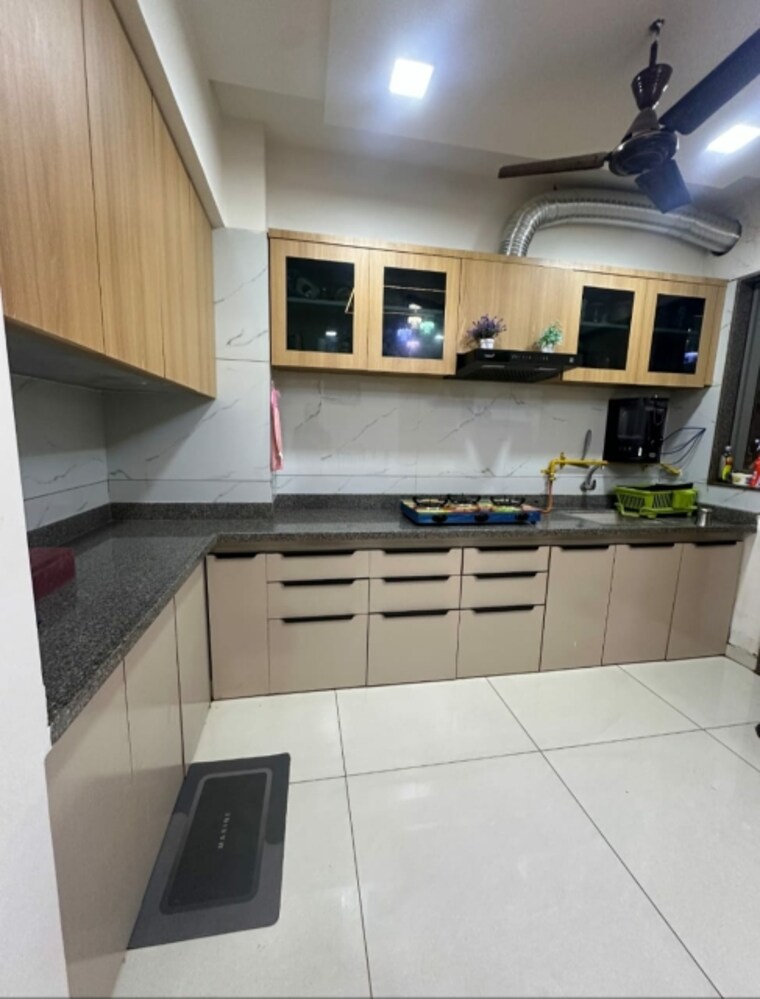 Kitchen, vaishnodevi circle 3 Bedroom 1480 Sq.Ft. Apartment In Vaishnodevi Circle Ahmedabad 9503844
