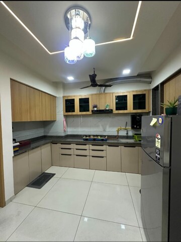 Kitchen in 3 BHK Apartment at Vaishnodevi Circle – for Rent