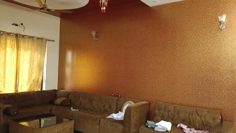 Living Room, ms-enclave-zirakpur 2 Bedroom 1278 Sq.Ft. Independent House In Dhakoli Zirakpur 9503894