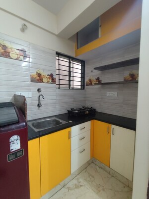 Kitchen in 1 BHK Builder Floor at Btm Layout – for Rent