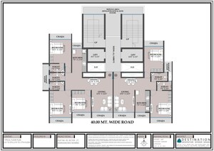 Floor Plan in 2 BHK Apartment at Devam Elysian, Kharghar – for Sale