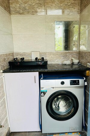 Kitchen in 2 BHK Builder Floor at Lajpat Nagar – for Rent