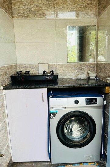 Kitchen in 2 BHK Builder Floor at Lajpat Nagar – for Rent