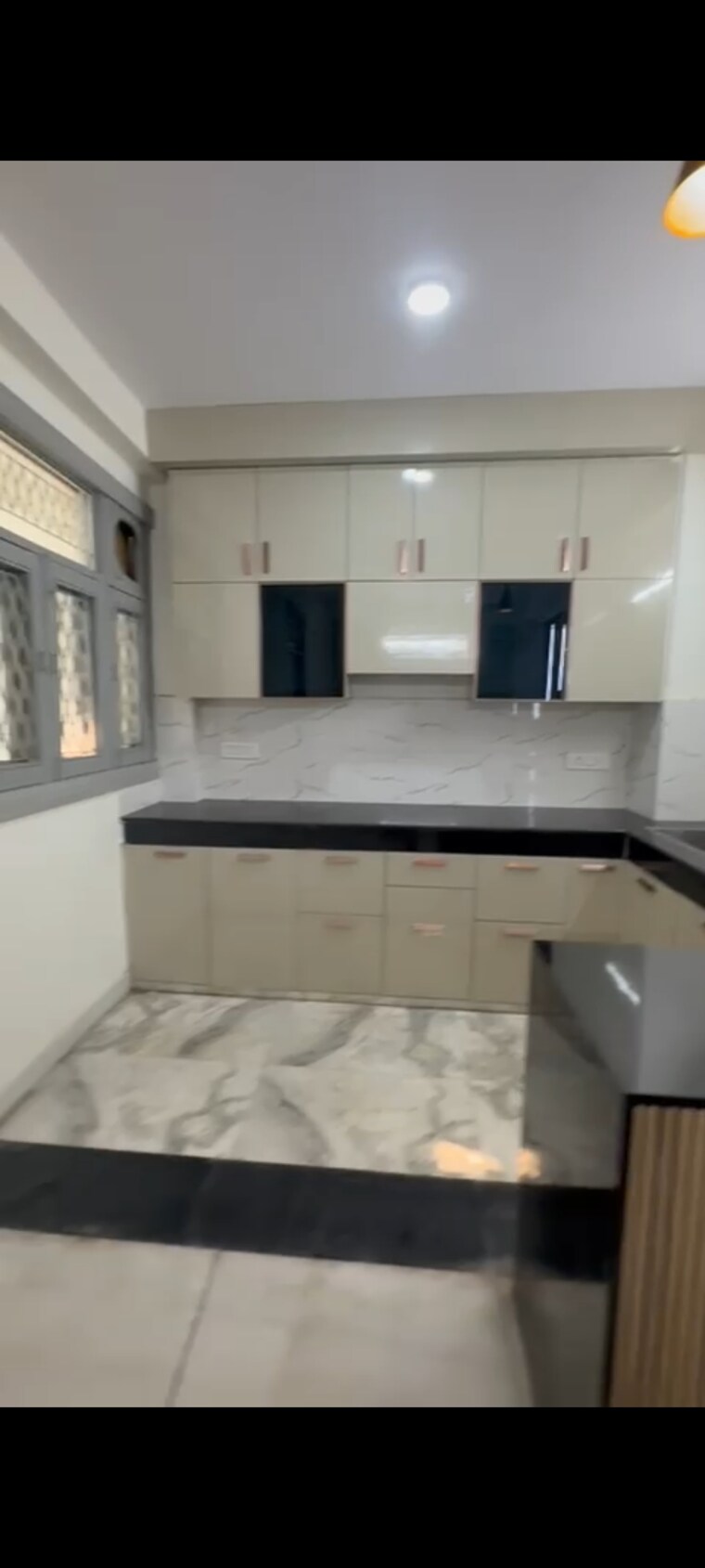 Kitchen, maya-homes 3 Bedroom 1350 Sq.Ft. Builder Floor In Indrapuram Ghaziabad 9504045