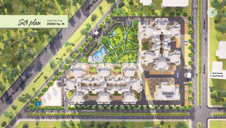 Master Plan, stellar-mi-citihomes 2 Bedroom 1110 Sq.Ft. Apartment In Omicron Iii Greater Noida Greater Noida 9504041