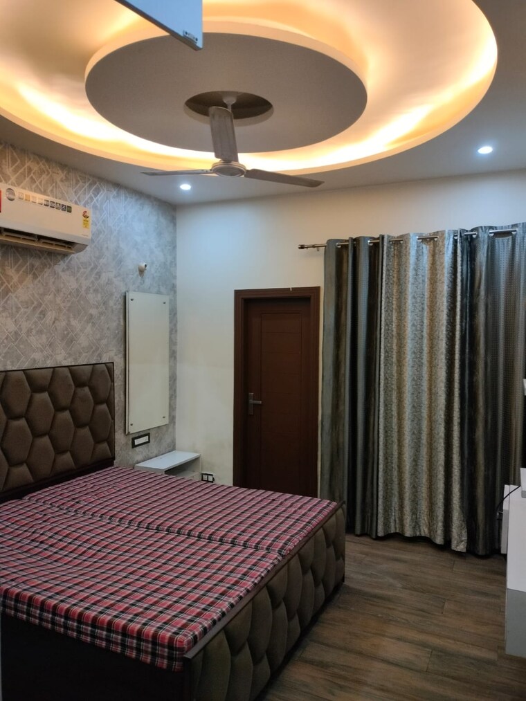 Bedroom, aura-homes 2 Bedroom 1350 Sq.Ft. Apartment In Patiala Road Zirakpur 9504112
